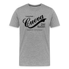 Laden Sie das Bild in den Galerie-Viewer, CUEVA SHIRT BLACK FONT - Grau meliert