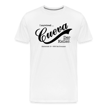 Laden Sie das Bild in den Galerie-Viewer, CUEVA SHIRT BLACK FONT - Weiß