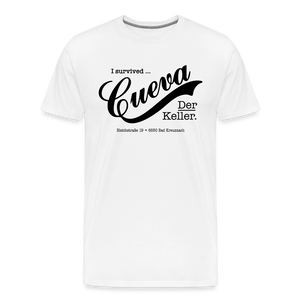 CUEVA SHIRT BLACK FONT - Weiß