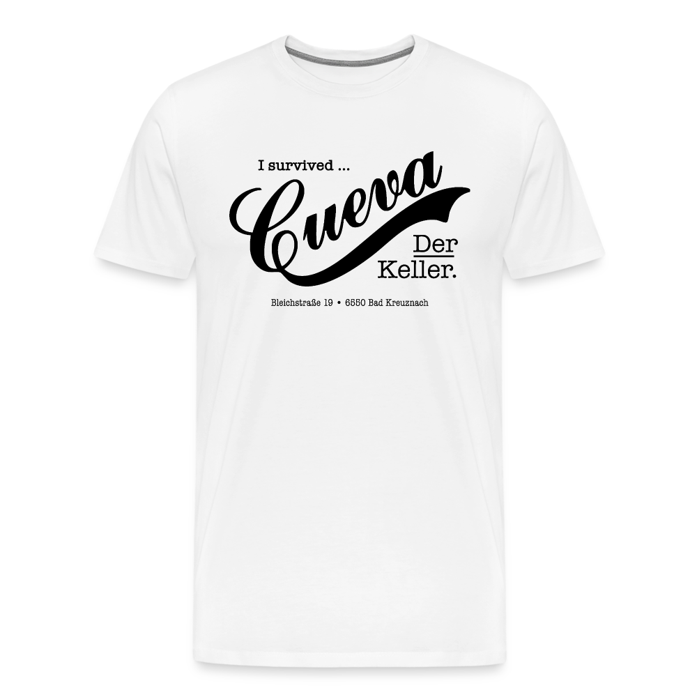 CUEVA SHIRT BLACK FONT - Weiß