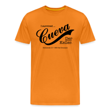 Laden Sie das Bild in den Galerie-Viewer, CUEVA SHIRT BLACK FONT - Orange