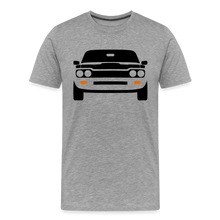 Laden Sie das Bild in den Galerie-Viewer, CLASSIC CAR SHIRT: CAPRI (black) - Grau meliert