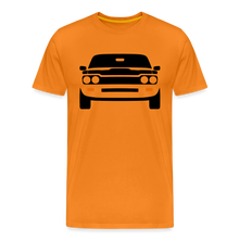 Laden Sie das Bild in den Galerie-Viewer, CLASSIC CAR SHIRT: CAPRI (black) - Orange