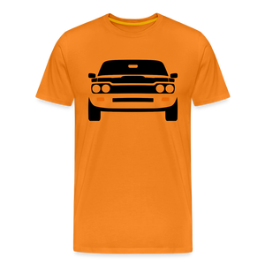 CLASSIC CAR SHIRT: CAPRI (black) - Orange