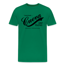 Laden Sie das Bild in den Galerie-Viewer, CUEVA SHIRT BLACK FONT - Kelly Green