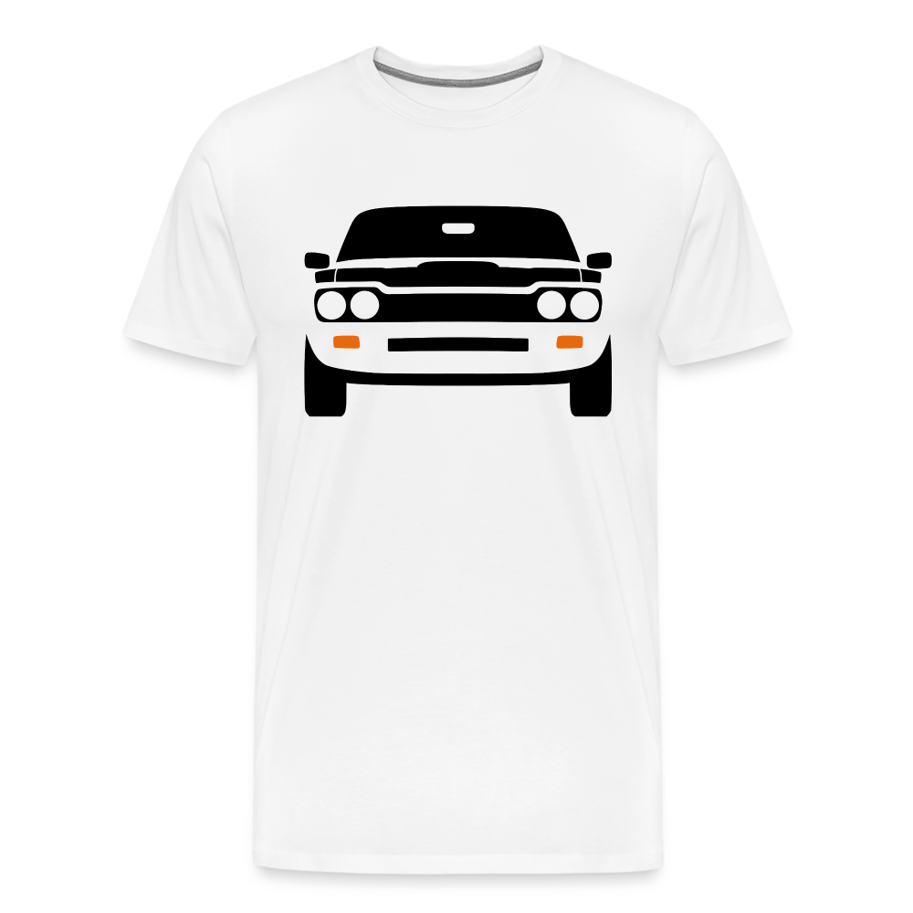 CLASSIC CAR SHIRT: CAPRI (black) - Weiß