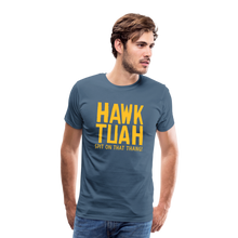 Laden Sie das Bild in den Galerie-Viewer, Männer Premium T-Shirt - Hawk Tuah - Blaugrau