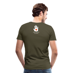 Männer Premium T-Shirt - Hawk Tuah - Khaki