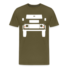 Laden Sie das Bild in den Galerie-Viewer, CLASSIC CAR SHIRT: BRITISH OFFROAD NEW (white) - Khaki