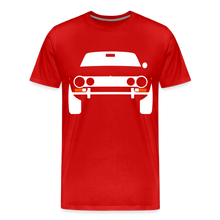 Laden Sie das Bild in den Galerie-Viewer, CLASSIC CAR SHIRT: GeTeVau (white) - Rot