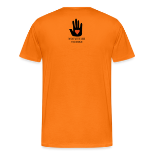 CLASSIC CAR SHIRT: MOG (black) - Orange