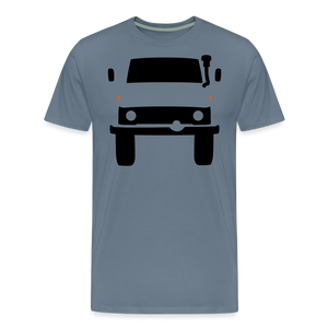 CLASSIC CAR SHIRT: MOG (black) - Blaugrau