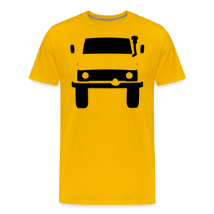 CLASSIC CAR SHIRT: MOG (black) - Sonnengelb