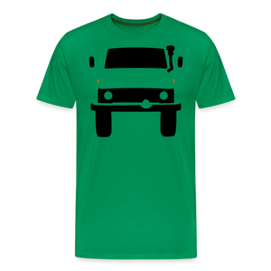 CLASSIC CAR SHIRT: MOG (black) - Kelly Green