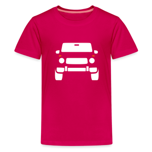 KLEINZ AUTOMOBILE TEEN SHIRT - dunkles Pink